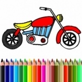 BTS Motorbike Coloring